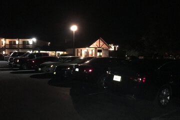 Front of property - evening/night