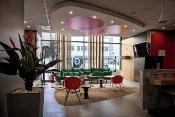 Lobby sitting area