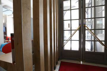 Interior entrance