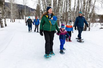 Snowshoeing