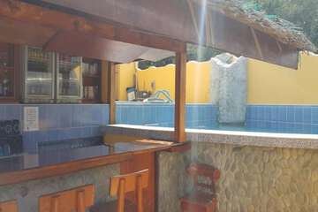 Poolside bar