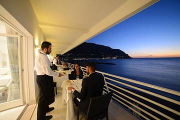 Couples dining
