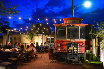 Outdoor wedding area