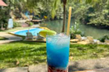 Poolside bar