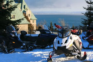 Snowmobiling