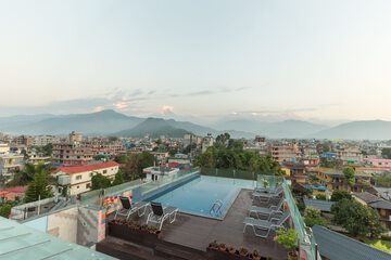 Rooftop pool