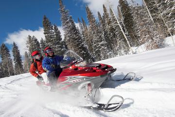 Snowmobiling