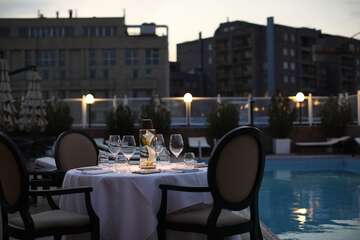 Rooftop pool