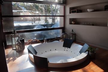 Private spa tub