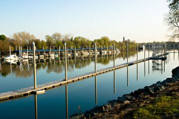 Outdoor wedding area