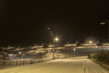 Front of property - evening/night
