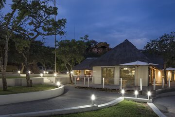 Front of property - evening/night