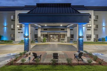 Front of property - evening/night