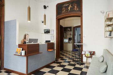 Interior entrance