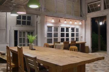 Front of property - evening/night