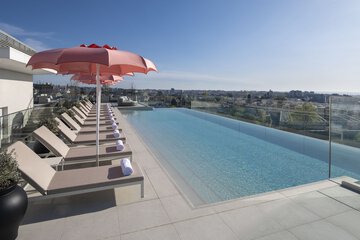 Rooftop pool