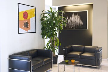 Lobby sitting area