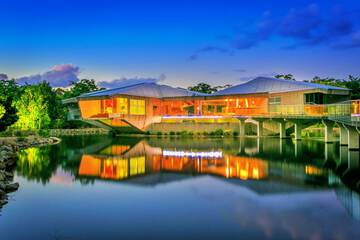 Front of property - evening/night