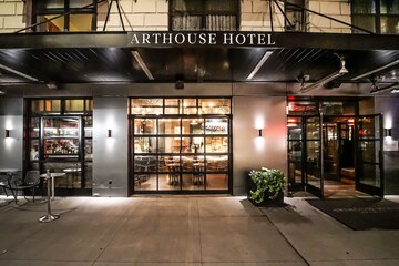 Front of property - evening/night