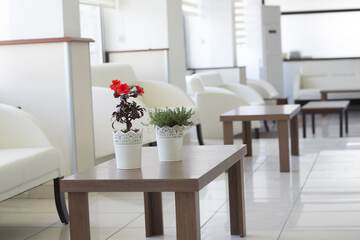Lobby sitting area