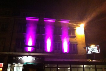 Front of property - evening/night