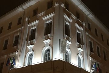 Front of property - evening/night