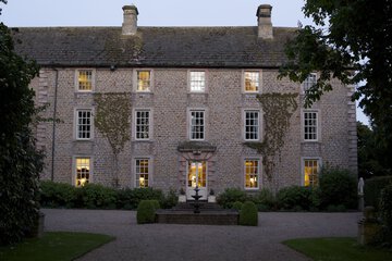 Front of property - evening/night