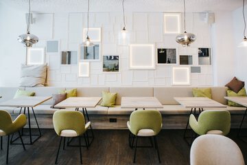 Lobby sitting area