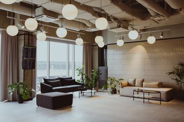 Lobby sitting area