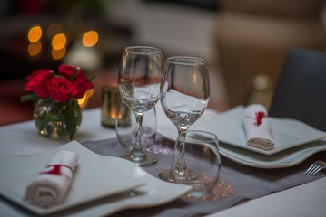 Couples dining