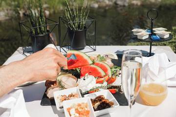 Outdoor dining