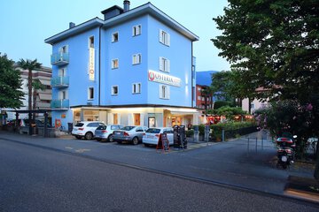 Front of property - evening/night