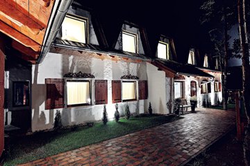Front of property - evening/night