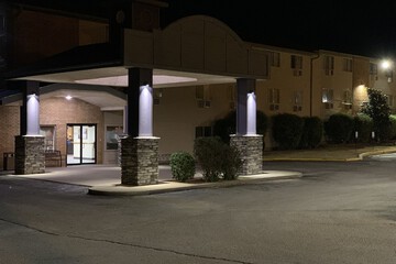 Front of property - evening/night