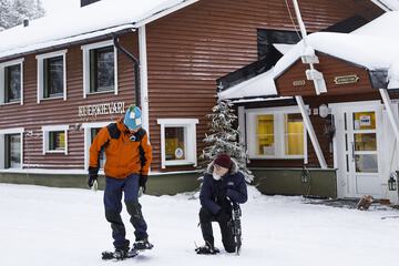 Snowshoeing