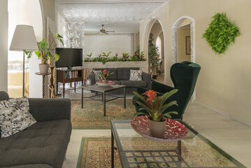 Lobby sitting area