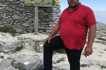 Outdoor rock climbing