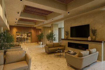 Lobby sitting area