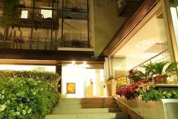 Front of property - evening/night