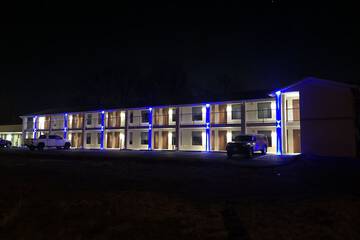 Front of property - evening/night