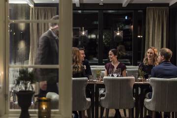 Couples dining