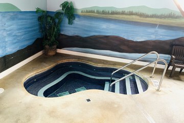 Indoor spa tub
