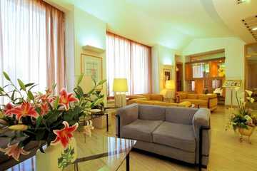 Lobby sitting area