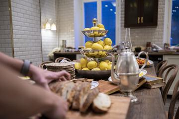 Breakfast area