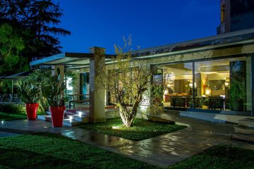 Front of property - evening/night