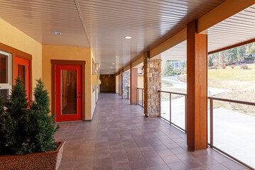 Handrails in hallways