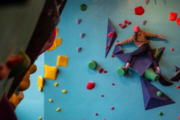 Rock climbing wall - indoor