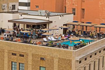 Rooftop pool