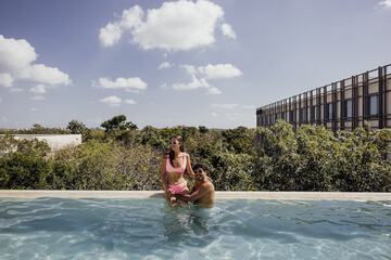 Rooftop pool