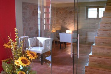Lobby sitting area